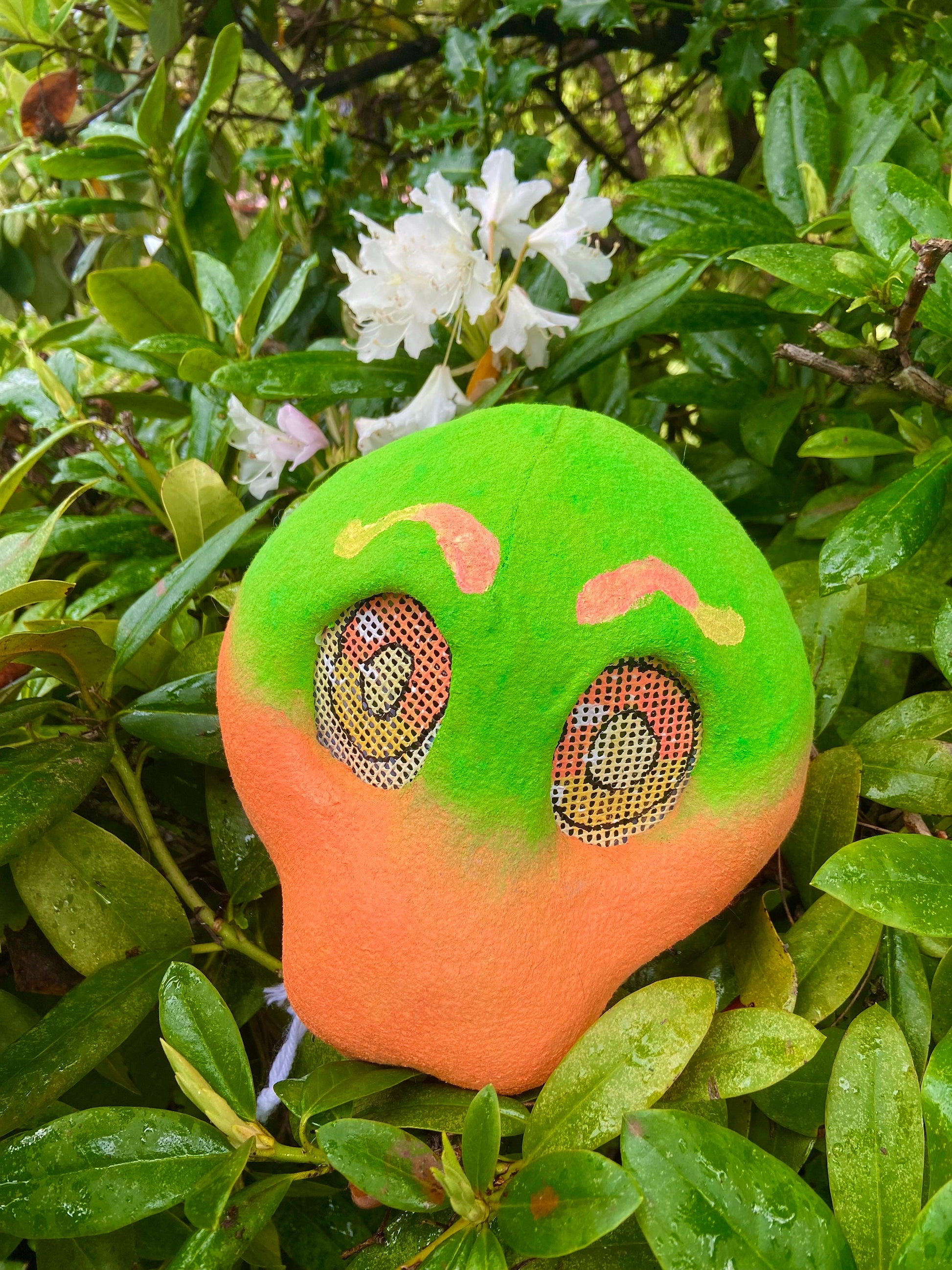 Gummy tree frog [therian mask furry fursuit gear tail keychain]